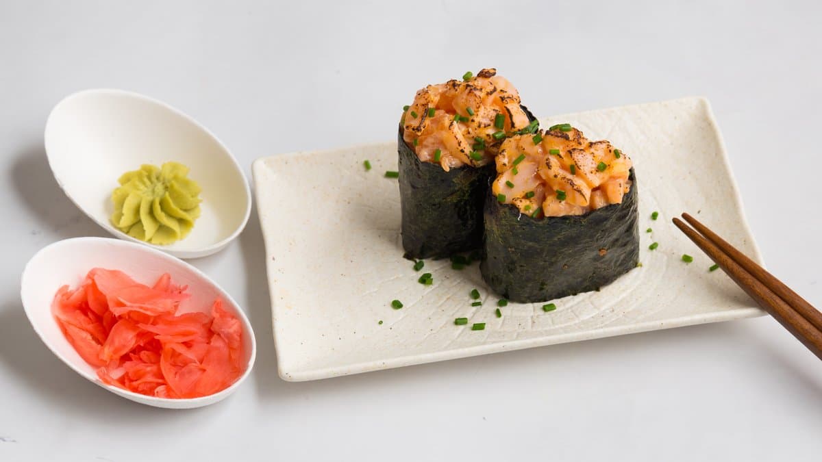 Gunkan Spicy Losos