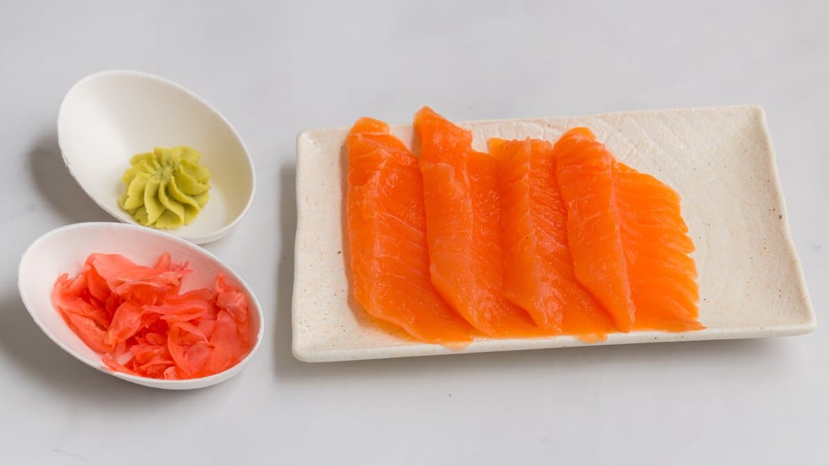 Sashimi losos 4 komada