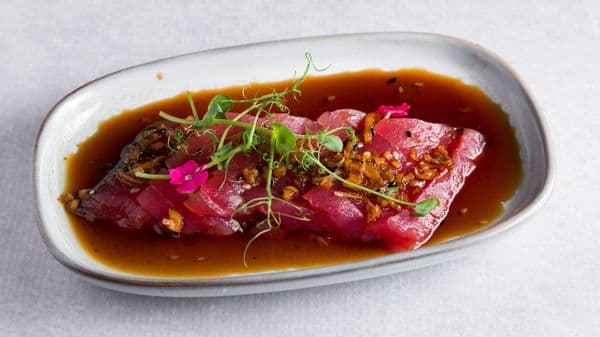 Zuke tuna Sashimi